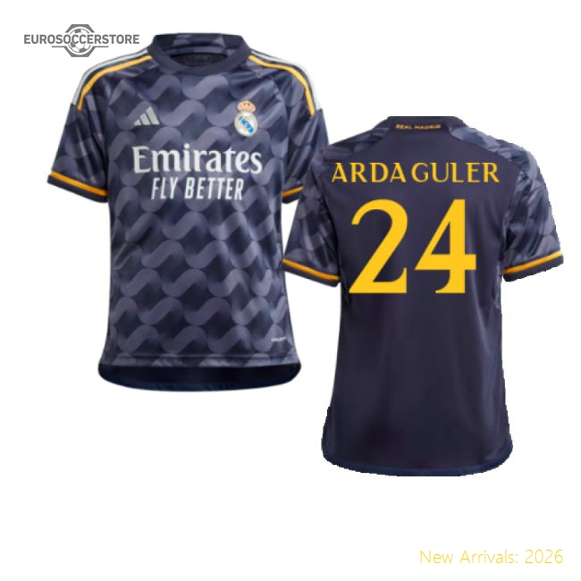 2023-2024 Real Madrid Away Shirt (Kids) (Arda Guler 24)-Football Jersey Hub