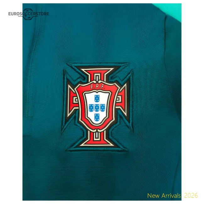 2024-2025 Portugal Dri-FIT Strike Drill Top (Teal) - Kids-Football Jersey Hub