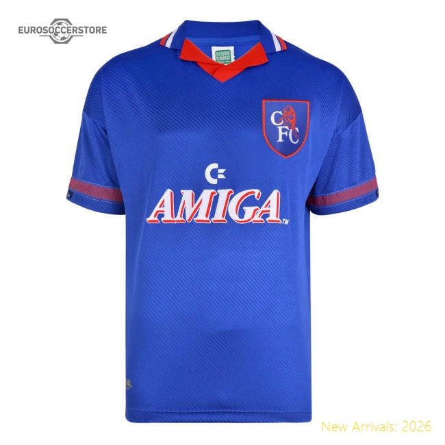 Score Draw Chelsea 1994 Retro Football Shirt-Football Jersey Hub