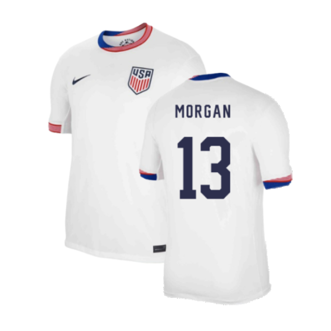 2024-2025 United States USA Home Shirt (Morgan 13)-Football Jersey Hub
