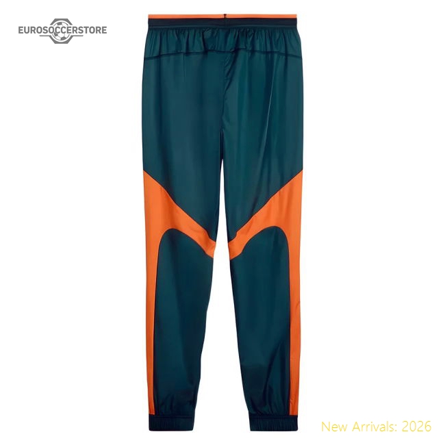 2024-2025 Ivory Coast Prematch Woven Pant (Dark Myrtle)-Football Jersey Hub