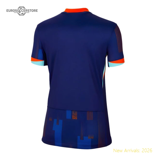 2024-2025 Netherlands Away Shirt (Womens)-Football Jersey Hub