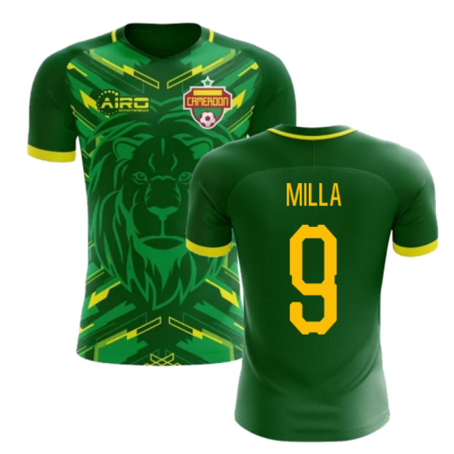 2025-2026 Cameroon Home Concept Football Shirt (Milla 9) - Kids-Football Jersey Hub