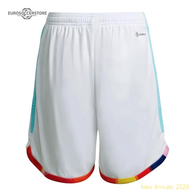 2022-2023 Belgium Away Shorts (White)-Football Jersey Hub