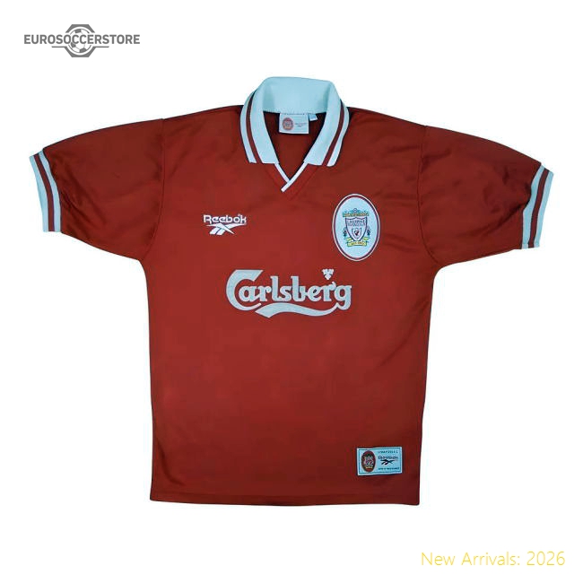 Liverpool 1996-98 Home Shirt (XL) (Very Good)-Football Jersey Hub