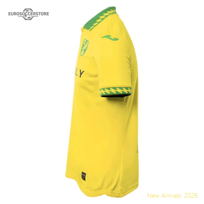 2025-2026 Norwich City Home Shirt-Football Jersey Hub