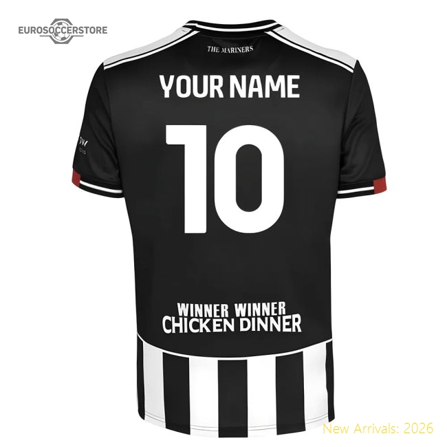 2025-2026 Grimsby Town Home Shirt (Your Name)-Football Jersey Hub