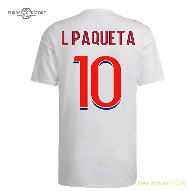 2022-2023 Olympique Lyon Home Shirt (L PAQUETA 10)-Football Jersey Hub
