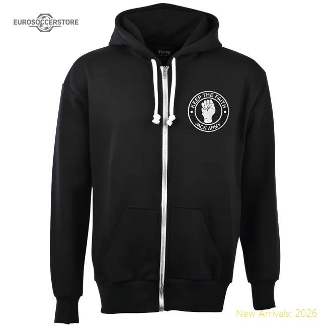 Swansea City Jack Army Zipped Hoodie - Black-Football Jersey Hub