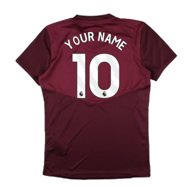 2024-2025 West Ham Training Jersey (Wine) - Kids (Your Name)-Football Jersey Hub