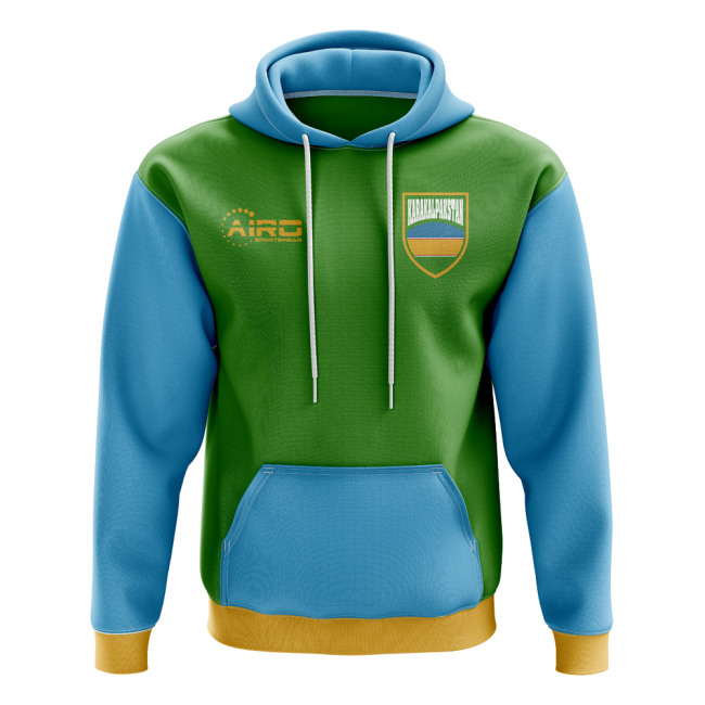 Karakalpakstan Concept Country Football Hoody (Green)-Football Jersey Hub
