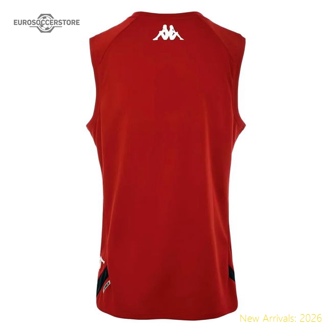 2022-2023 AS Monaco Training Tank Top (Red)-Football Jersey Hub