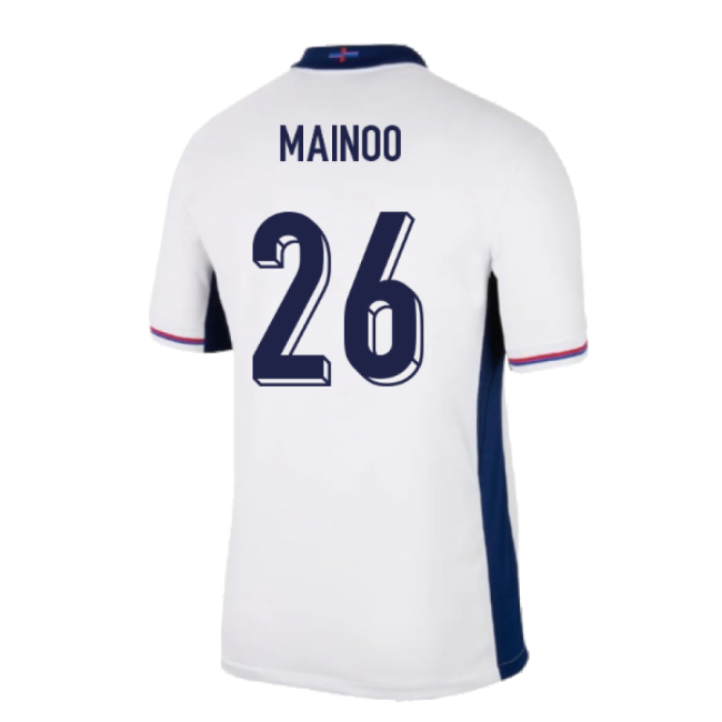 2024-2025 England Home Shirt (Mainoo 26)-Football Jersey Hub