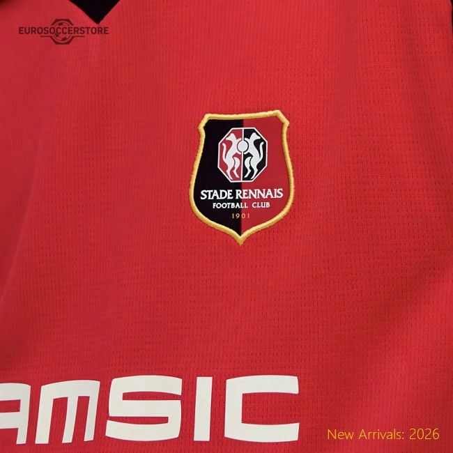 2025-2026 Stade Rennais Home Shirt (Kids)-Football Jersey Hub