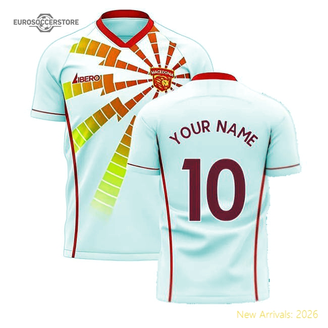 North Macedonia 2025-2026 Away Concept Shirt (Libero) (Your Name)-Football Jersey Hub