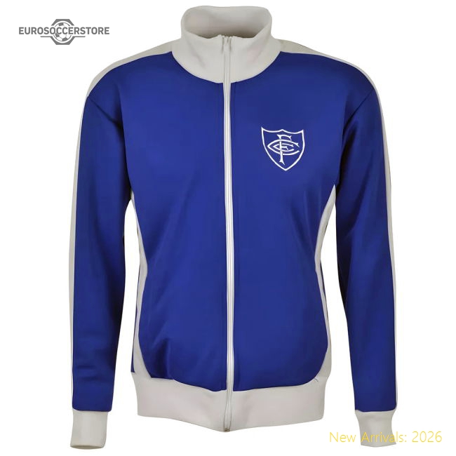 Chelsea Track Top - Royal/White-Football Jersey Hub