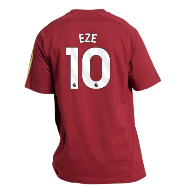 2025-2026 Arsenal UBP Tee (Noble Maroon) (Eze 10)-Football Jersey Hub