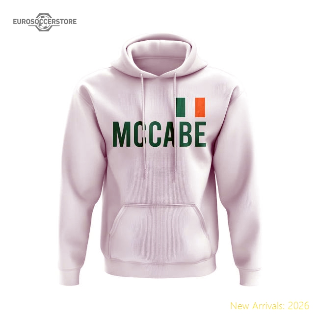 Katie McCabe Ireland Name Hoody (White)-Football Jersey Hub