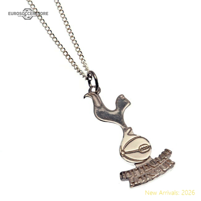 Tottenham Hotspur FC Sterling Silver Pendant & Chain-Football Jersey Hub