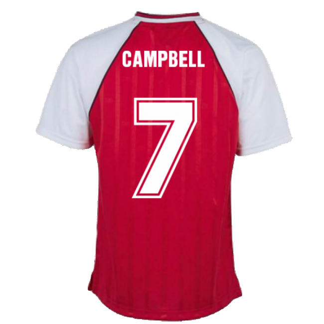 Arsenal 1988 Home Retro Football Shirt (Campbell 7)-Football Jersey Hub