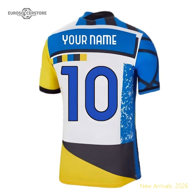 2021-2022 Inter Milan Vapor 4th Shirt (Your Name)-Football Jersey Hub