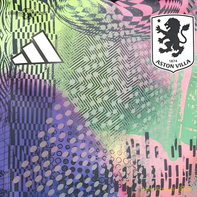 2025-2026 Aston Villa Pride Shirt-Football Jersey Hub