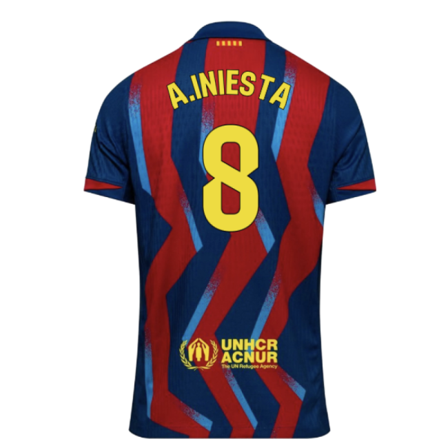 2025-2026 Barcelona Authentic Dri-Fit SE Fourth Shirt (A.Iniesta 8)-Football Jersey Hub