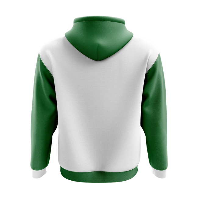 Nigeria Concept Country Football Hoody (White)-Football Jersey Hub