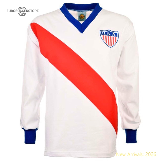 USA 1950 World Cup Retro Football Shirt-Football Jersey Hub