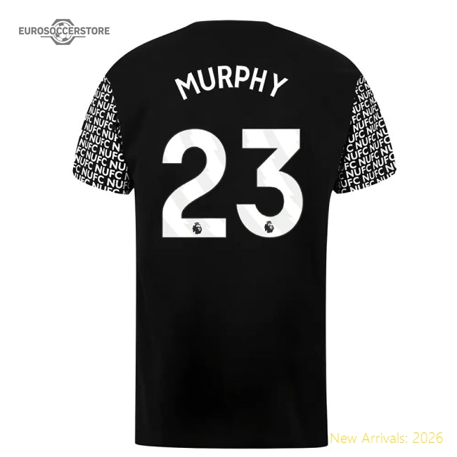 Newcastle Graphic T-Shirt (Black) (Murphy 23)-Football Jersey Hub