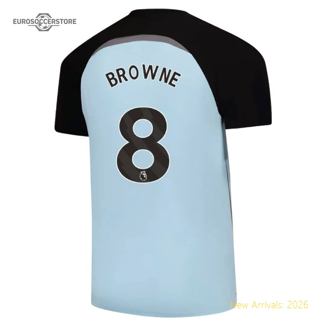 2025-2026 Sunderland Training Jersey (Blue) (Browne 8)-Football Jersey Hub