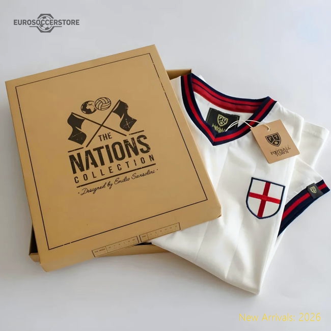 Vintage England The Lions Soccer Jersey-Football Jersey Hub