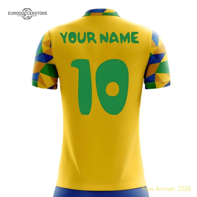 2025-2026 Brazil Home Concept Football Shirt (Your Name)-Football Jersey Hub