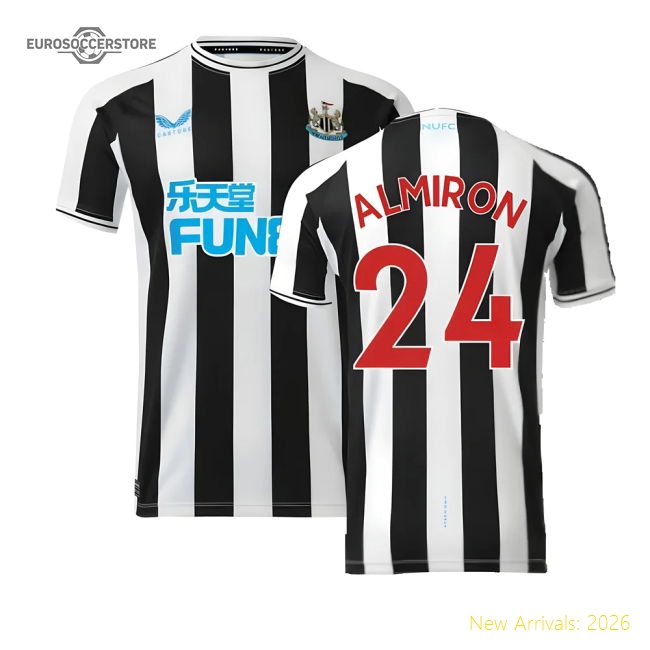 2022-2023 Newcastle Home Shirt (ALMIRON 24)-Football Jersey Hub