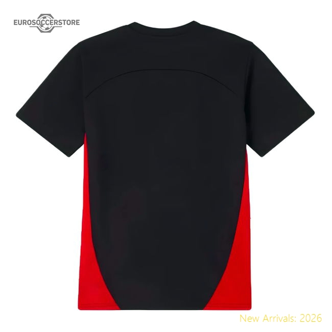 2024-2025 AC Milan Training Shirt (Black) - Kids-Football Jersey Hub