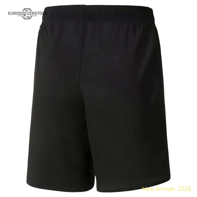 2021-2022 Man City Goalkeeper Shorts (Black)-Football Jersey Hub
