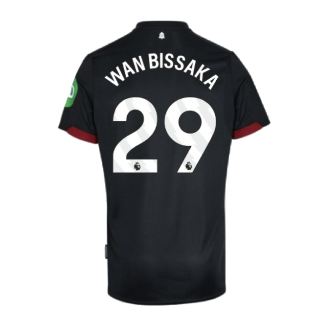 2024-2025 West Ham Away Shirt (Wan Bissaka 29)-Football Jersey Hub