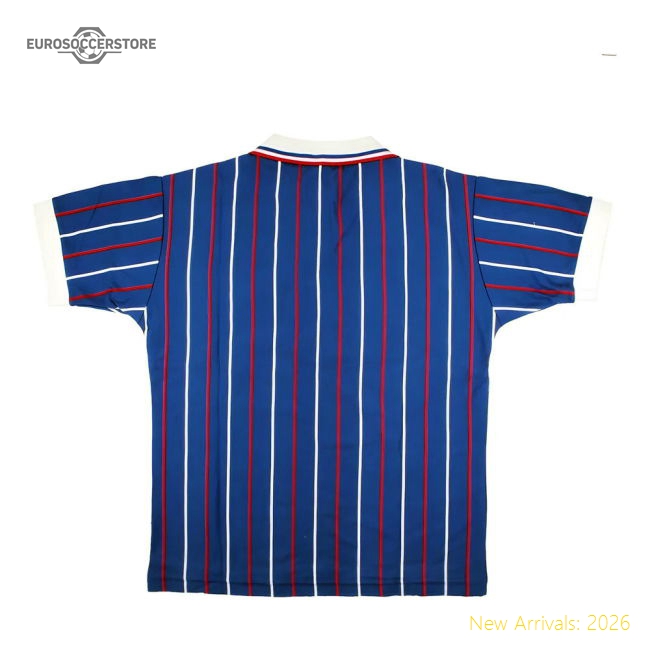 France Retro 1980s Home Football Shirt-Football Jersey Hub