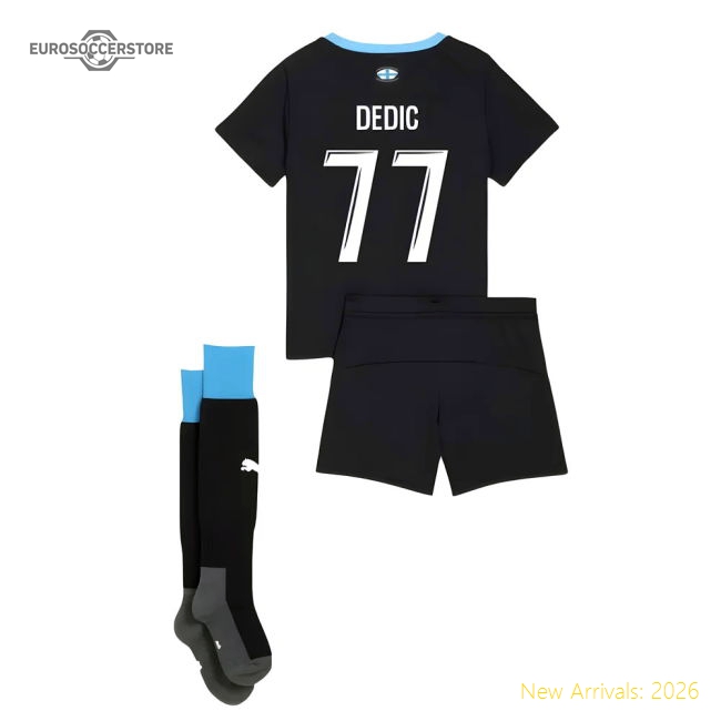 2025-2026 Marseille Away Mini Kit (Dedic 77)-Football Jersey Hub