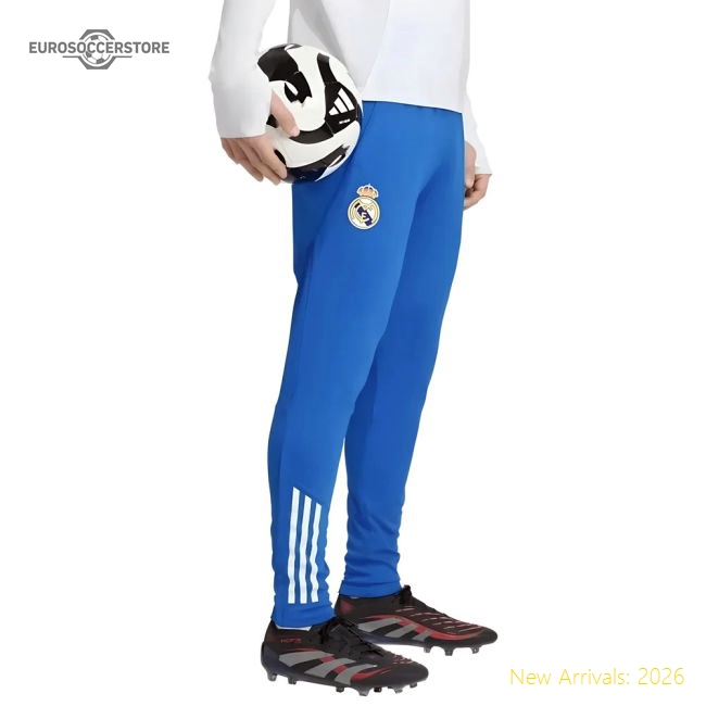 2025-2026 Real Madrid EU Training Pants (Blue)-Football Jersey Hub