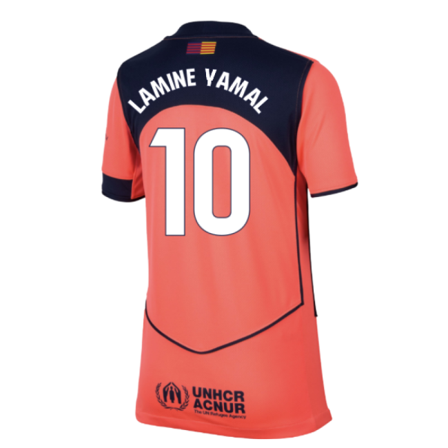 2025-2026 Barcelona Third Shirt (Kids) (Lamine Yamal 10)-Football Jersey Hub