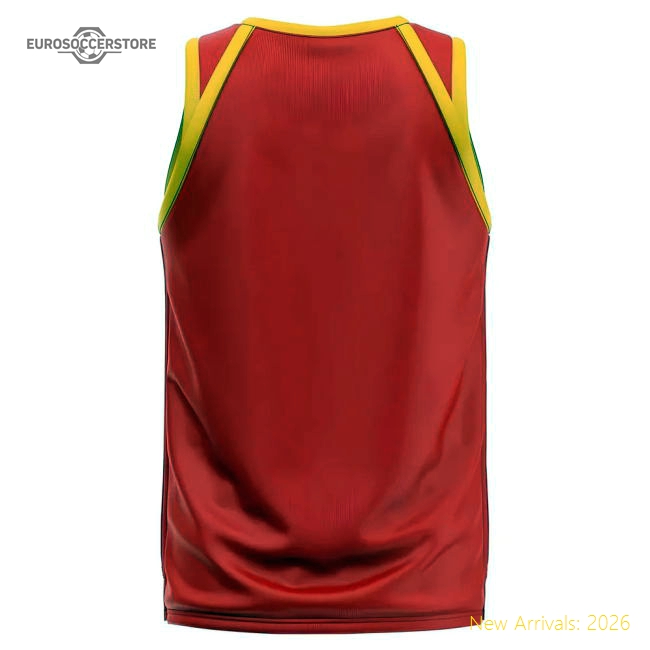Spain Home Concept Basketball Shirt-Football Jersey Hub
