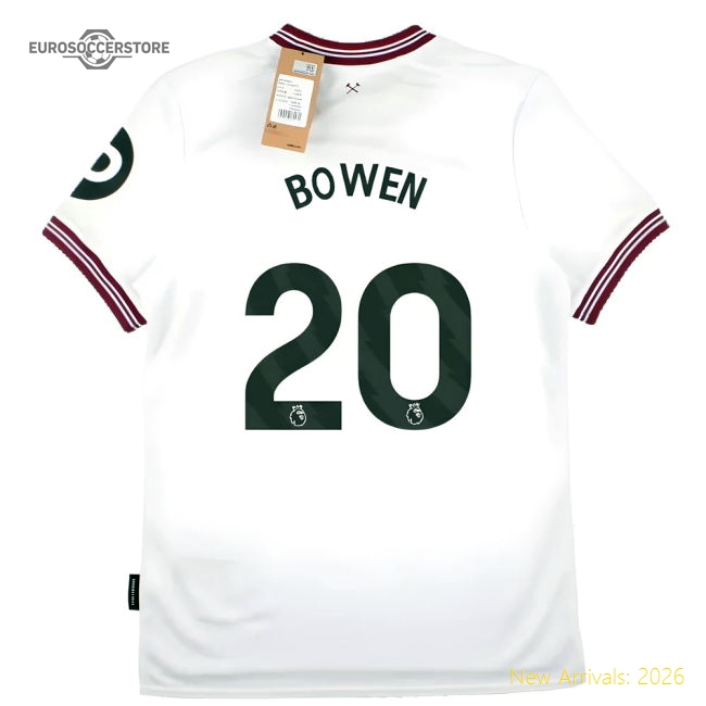 2023-2024 West Ham United Away Shirt (BOWEN 20)-Football Jersey Hub