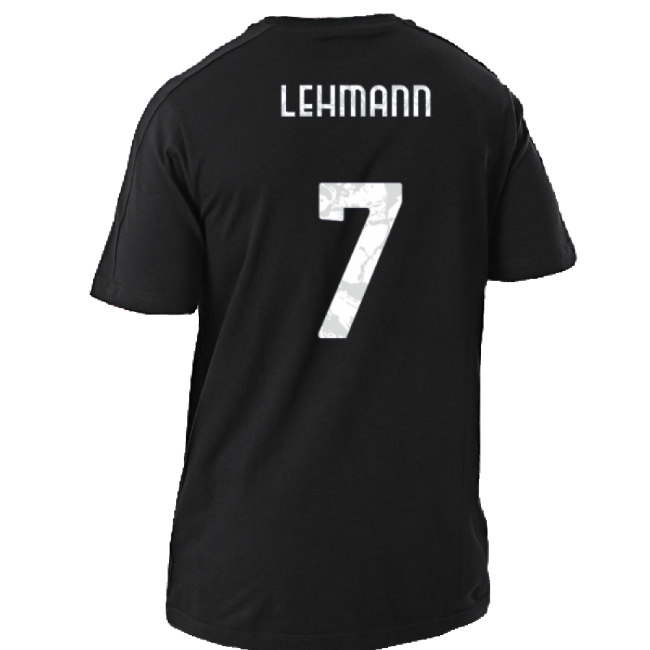 2024-2025 Juventus DNA Tee (Black) (Lehmann 7)-Football Jersey Hub