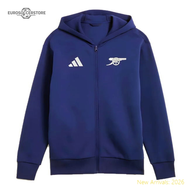 2024-2025 Arsenal Anthem Jacket (Victory Blue)-Football Jersey Hub