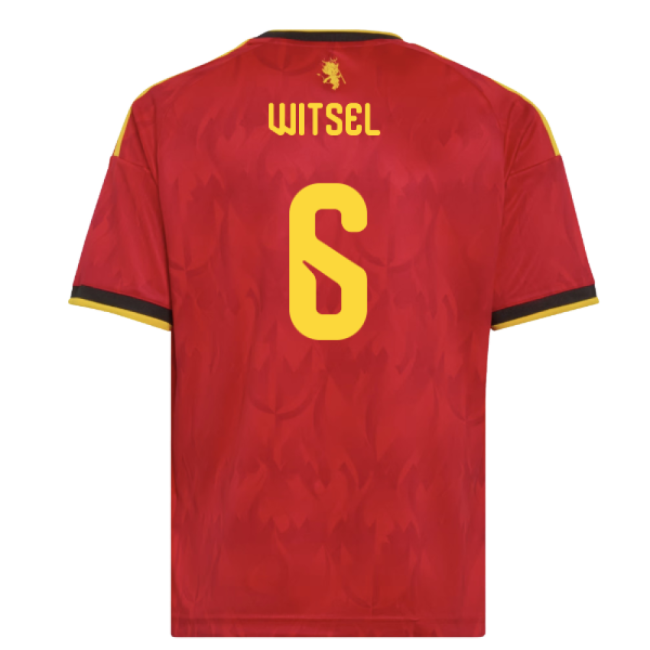 2026-2027 Belgium Home Shirt (Kids) (Witsel 6)-Football Jersey Hub