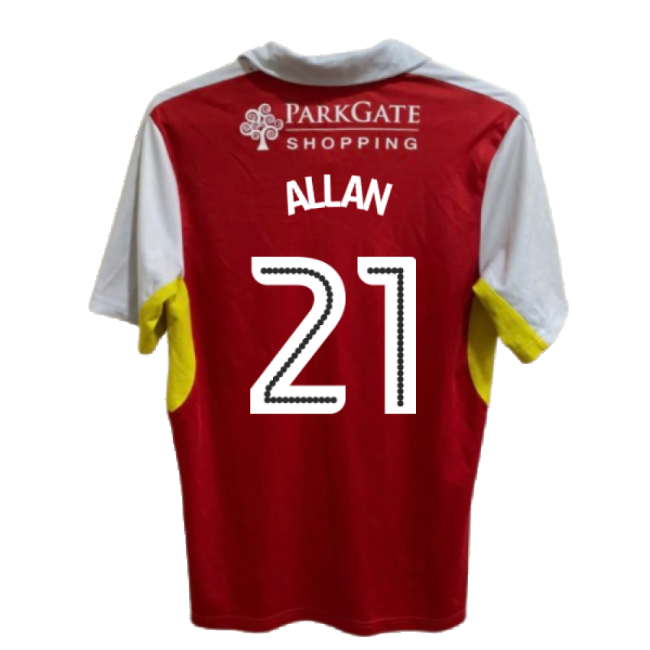 Rotherham 2016-17 Home Shirt ((Good) XL) (Allan 21)-Football Jersey Hub