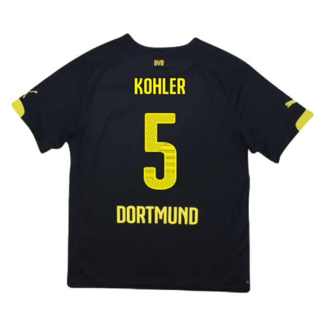 Borussia Dortmund 2014-16 Away Shirt ((Very Good) S) (Kohler 5)-Football Jersey Hub