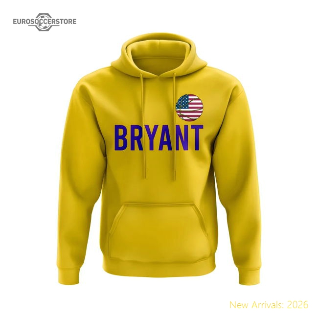 Kobe Bryant USA Name Hoody (Yellow)-Football Jersey Hub