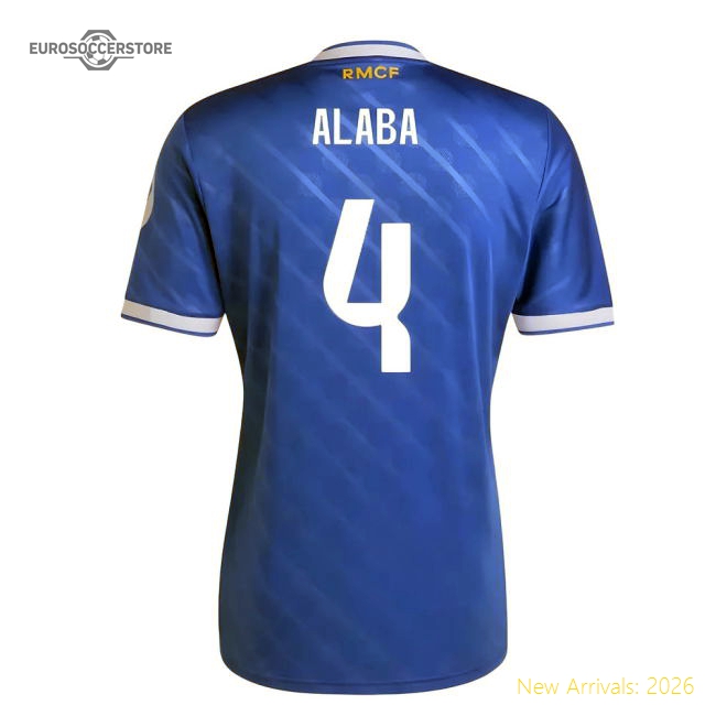 2025-2026 Real Madrid Third Shirt (Alaba 4)-Football Jersey Hub